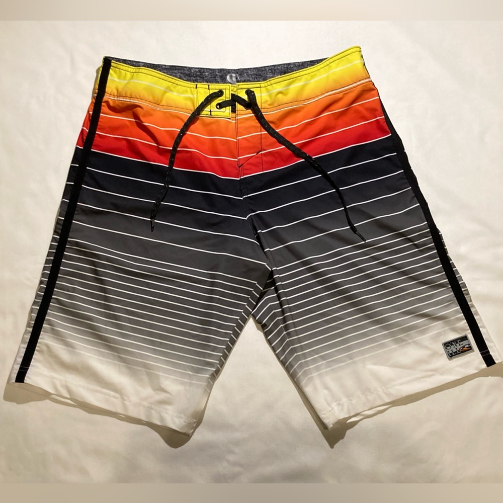Men’s O’Neill 4 Way Stretch Black Jordy Freak Boardshorts - Size 33